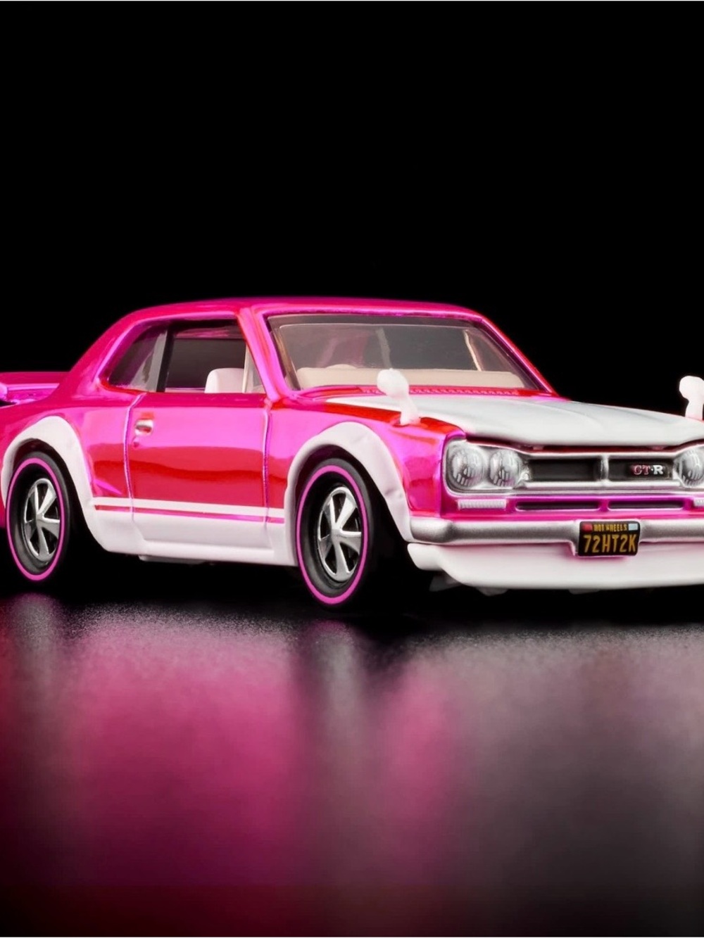 NEW! Hot Wheels Exclusive Red Line Club 1972 Pink Nissan Skyline H/T 2000GT-R - Picture 2 of 6